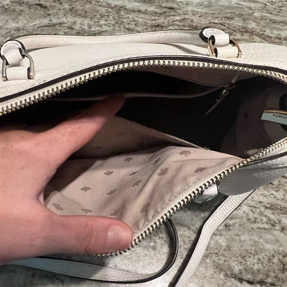 Kate spade pebbled leather purse with matching wallet - Picture 9 of 16